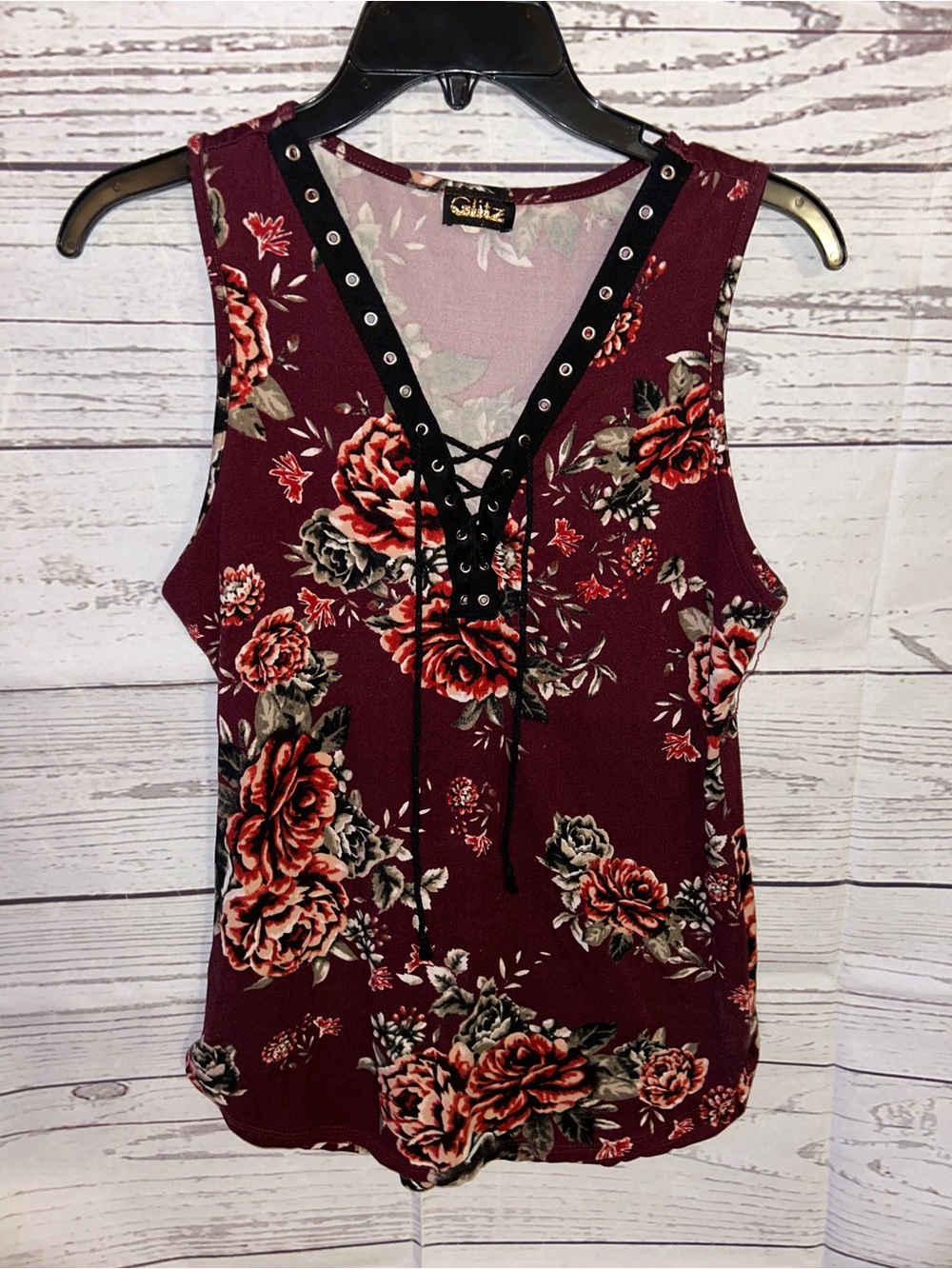 💙Floral tank top
